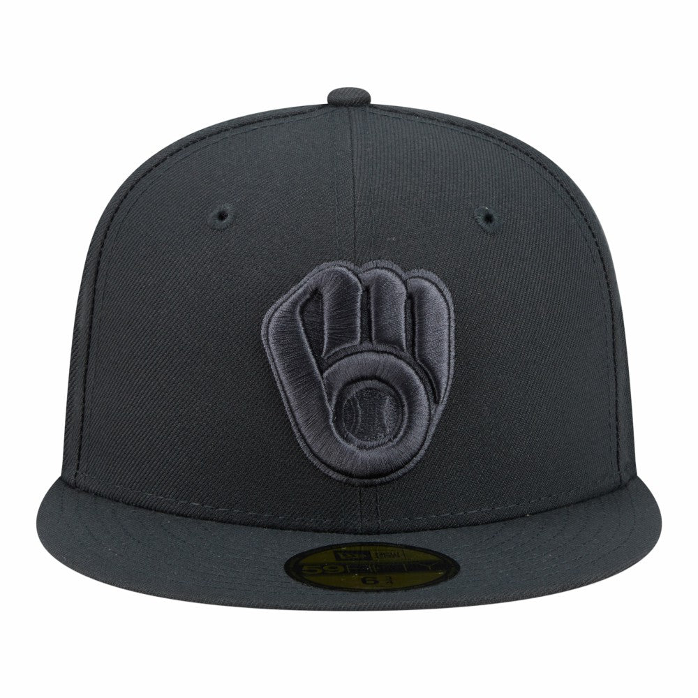 Charcoal Milwaukee Brewers New Era Color Pack 59FIFTY Fitted Hat