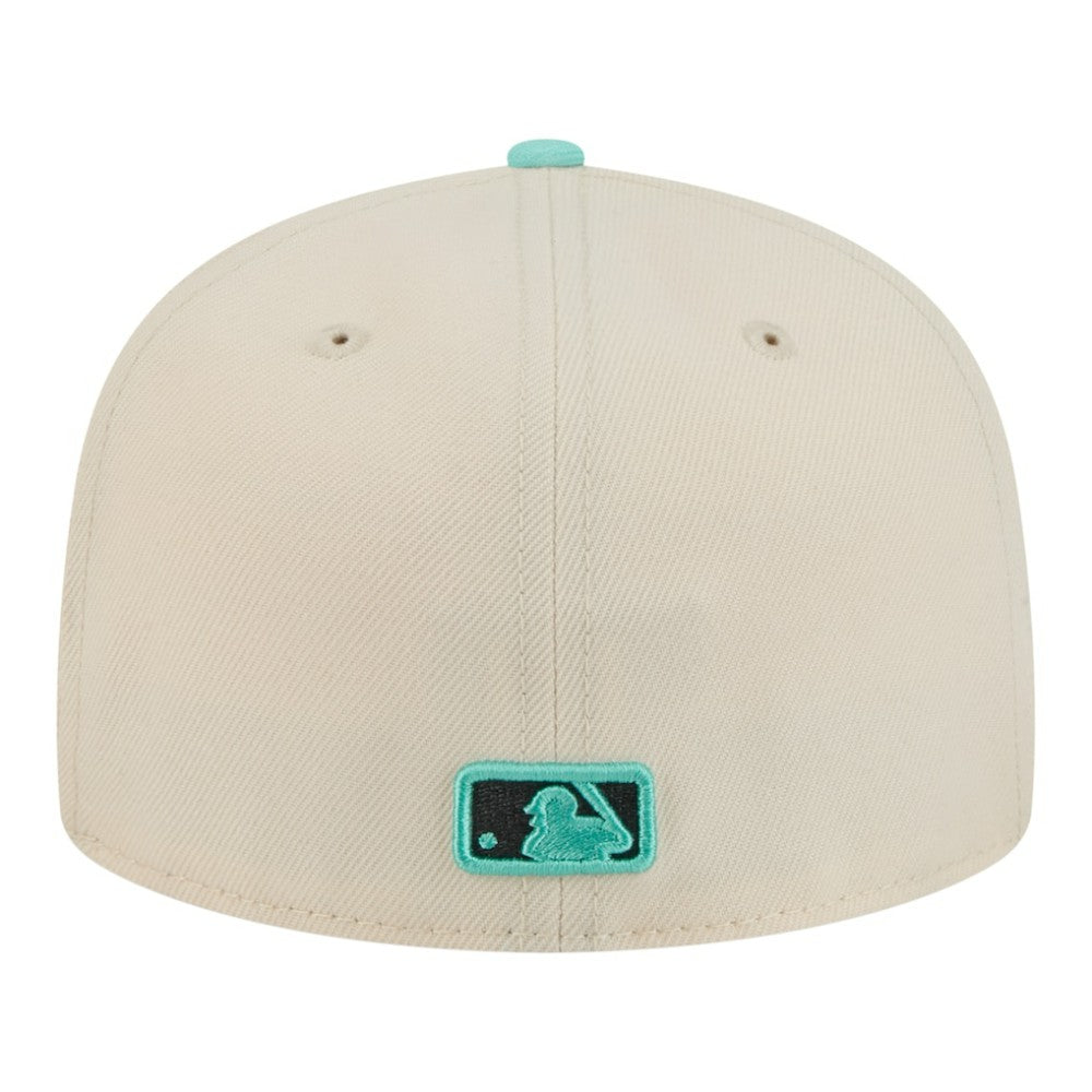 Light Beige/Turquoise Chicago Cubs New Era Two-Tone Color Pack 59FIFTY Fitted Hat