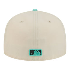 Light Beige/Turquoise Chicago Cubs New Era Two-Tone Color Pack 59FIFTY Fitted Hat