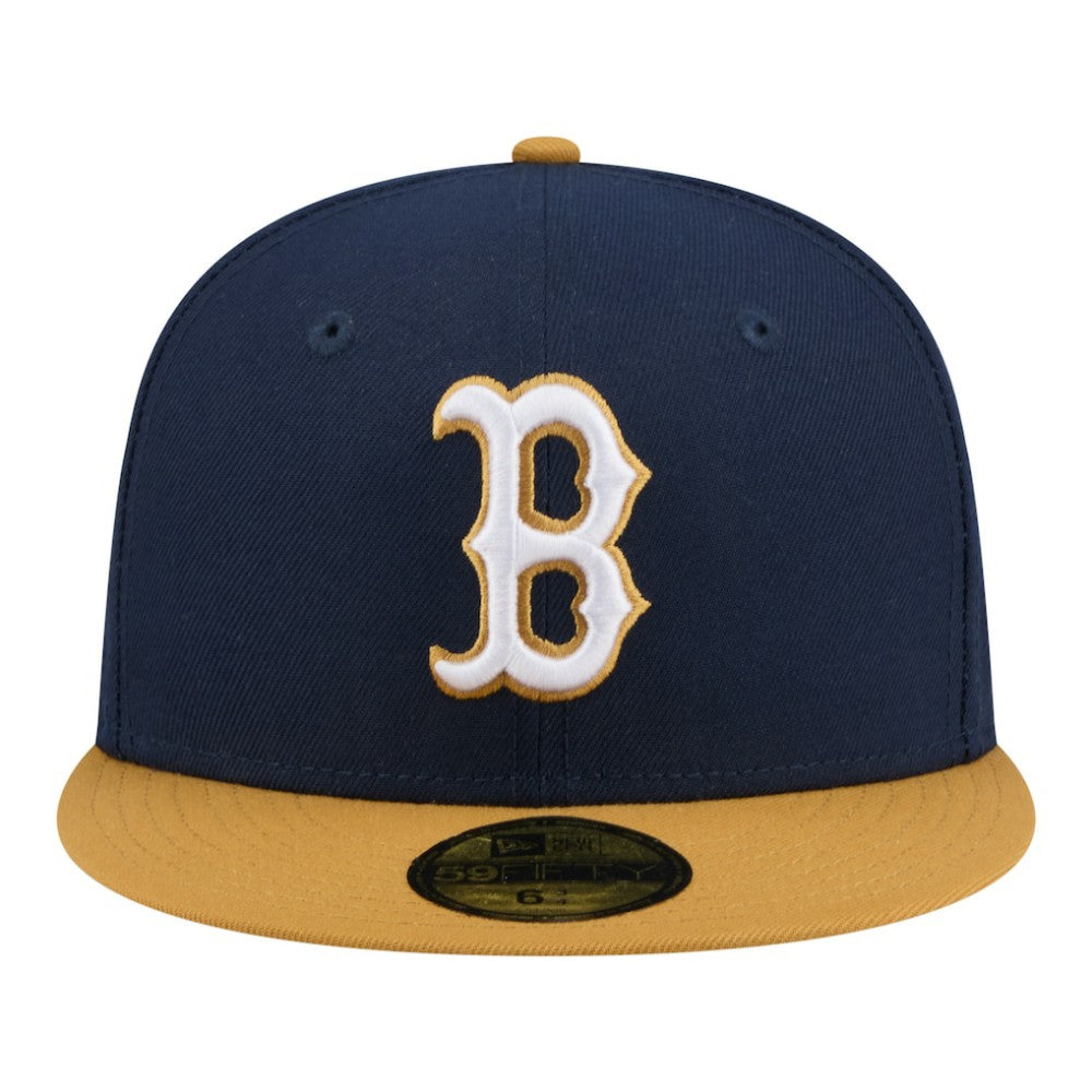 Navy/Khaki Boston Red Sox New Era Two-Tone Color Pack 59FIFTY Fitted Hat