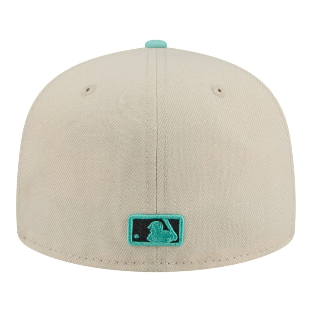 Light Beige/Turquoise Cincinnati Reds New Era Two-Tone Color Pack 59FIFTY Fitted Hat