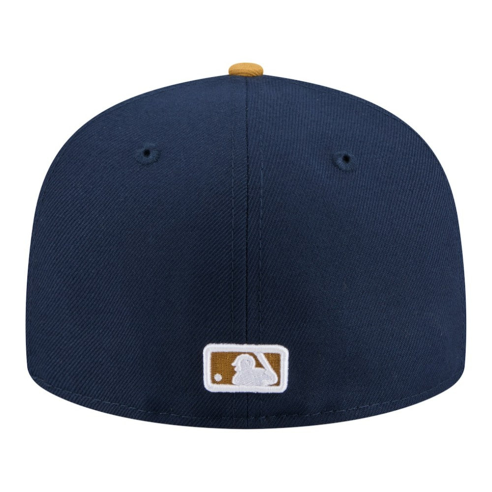 Navy/Khaki Chicago Cubs New Era Two-Tone Color Pack 59FIFTY Fitted Hat