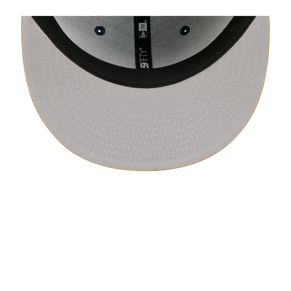 Navy/Khaki Athletics New Era Two-Tone Color Pack 59FIFTY Fitted Hat