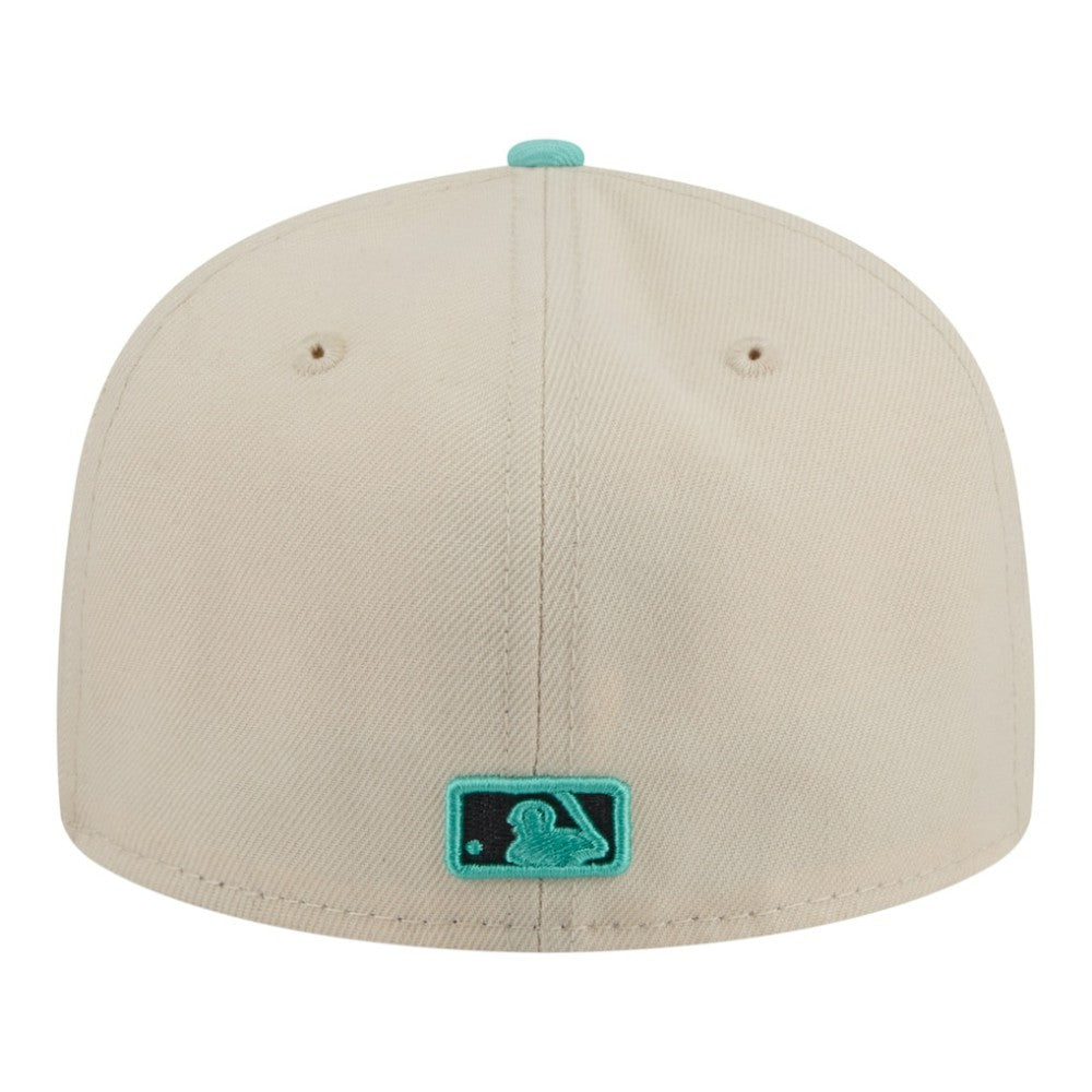 Light Beige/Turquoise San Diego Padres New Era Two-Tone Color Pack 59FIFTY Fitted Hat
