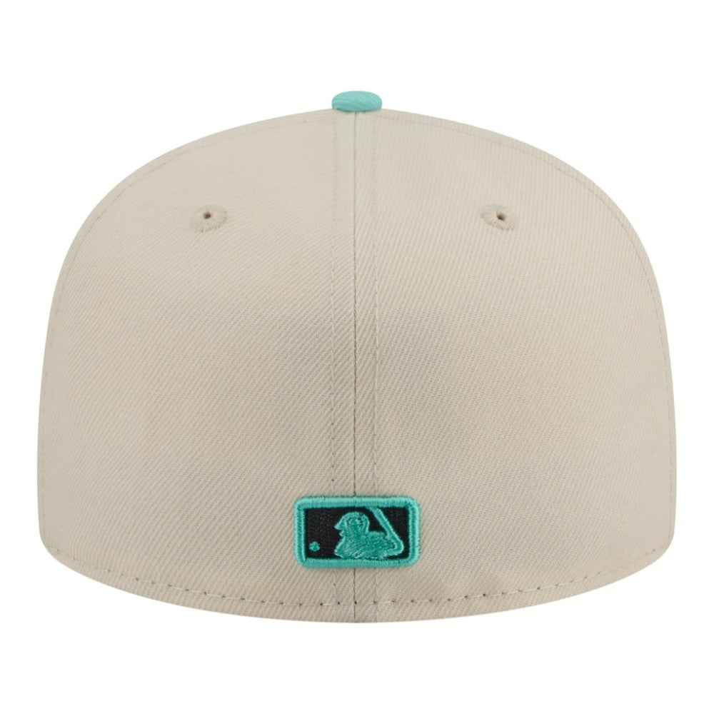 Light Beige/Turquoise Pittsburgh Pirates New Era Two-Tone Color Pack 59FIFTY Fitted Hat