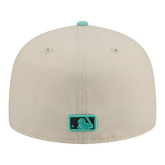 Light Beige/Turquoise Pittsburgh Pirates New Era Two-Tone Color Pack 59FIFTY Fitted Hat
