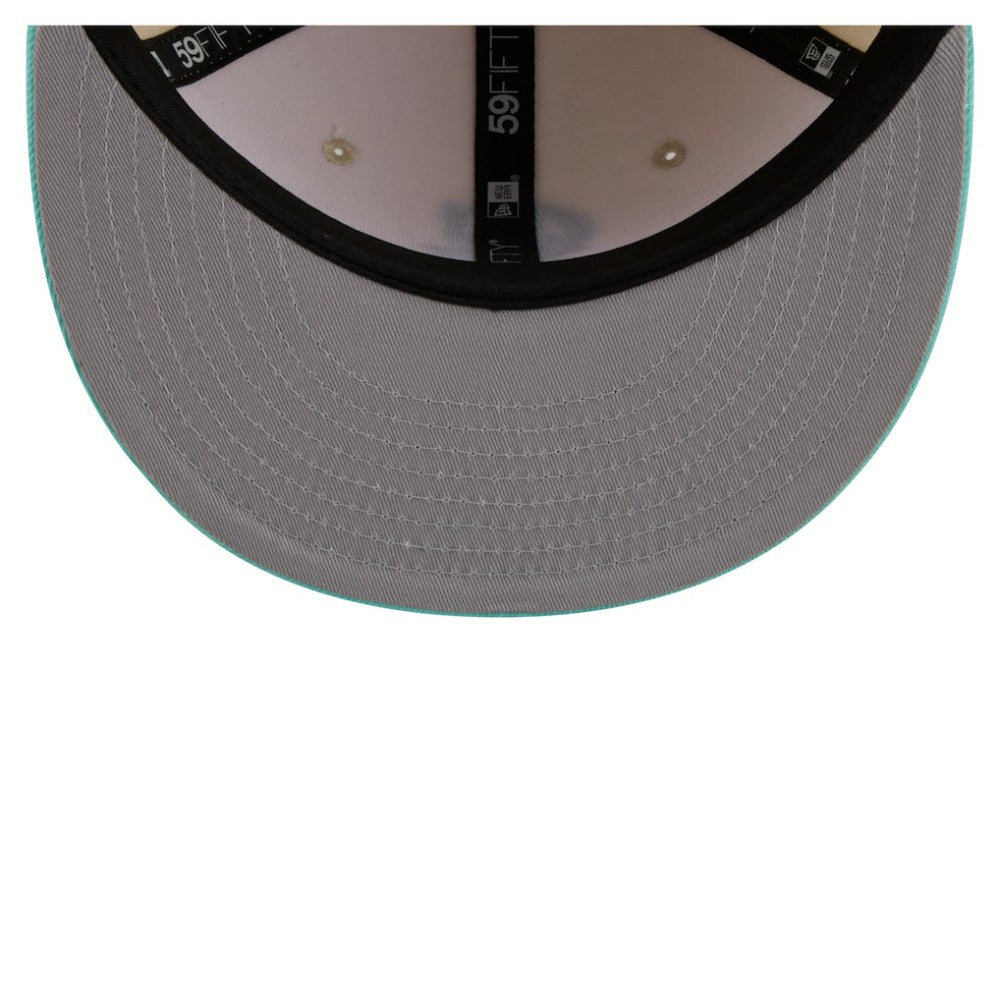 Light Beige/Turquoise Seattle Mariners New Era Two-Tone Color Pack 59FIFTY Fitted Hat
