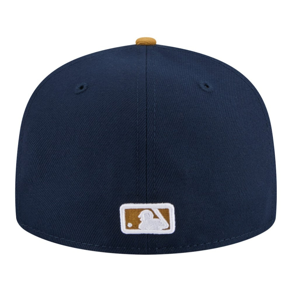 Navy/Khaki Seattle Mariners New Era Two-Tone Color Pack 59FIFTY Fitted Hat