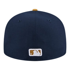 Navy/Khaki Seattle Mariners New Era Two-Tone Color Pack 59FIFTY Fitted Hat