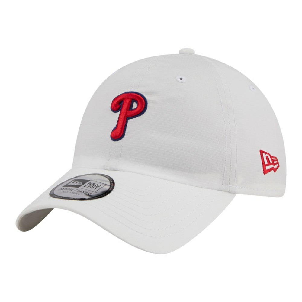 White Philadelphia Phillies New Era Ripstop Casual Classic Adjustable Hat