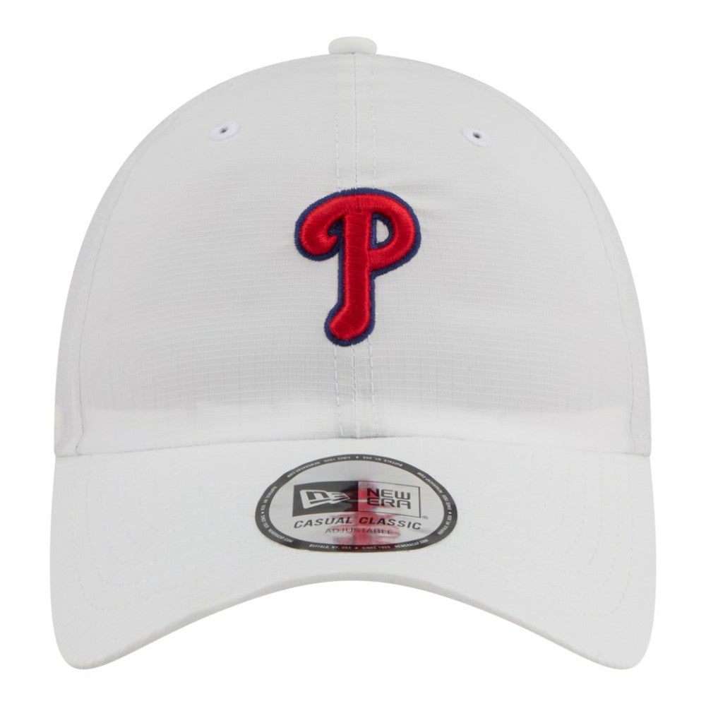 White Philadelphia Phillies New Era Ripstop Casual Classic Adjustable Hat