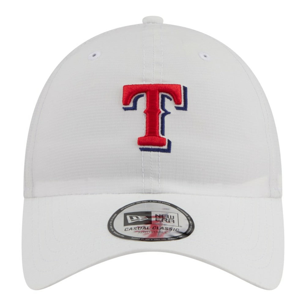 White Texas Rangers New Era Ripstop Casual Classic Adjustable Hat