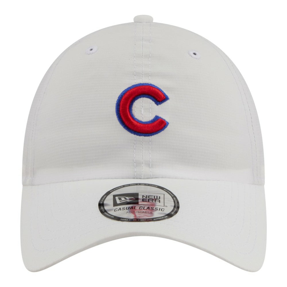 White Chicago Cubs New Era Ripstop Casual Classic Adjustable Hat