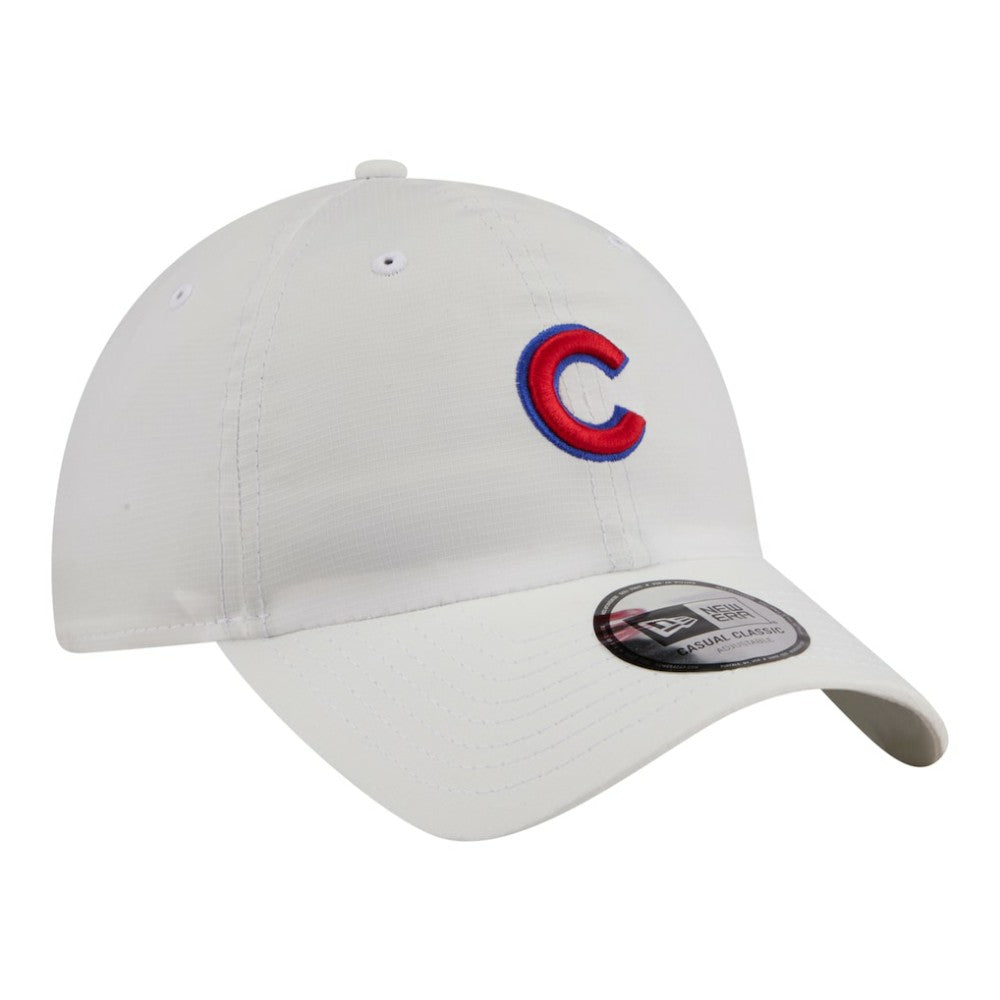 White Chicago Cubs New Era Ripstop Casual Classic Adjustable Hat