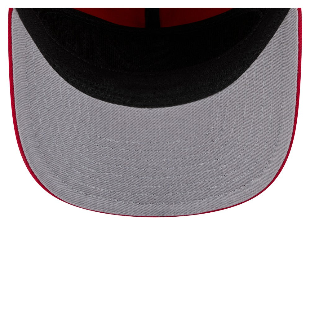 Red Los Angeles Angels New Era Stacked 19TWENTY Adjustable Hat