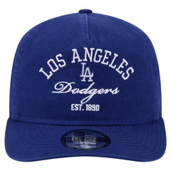 Royal Los Angeles Dodgers New Era Stacked 19TWENTY Adjustable Hat