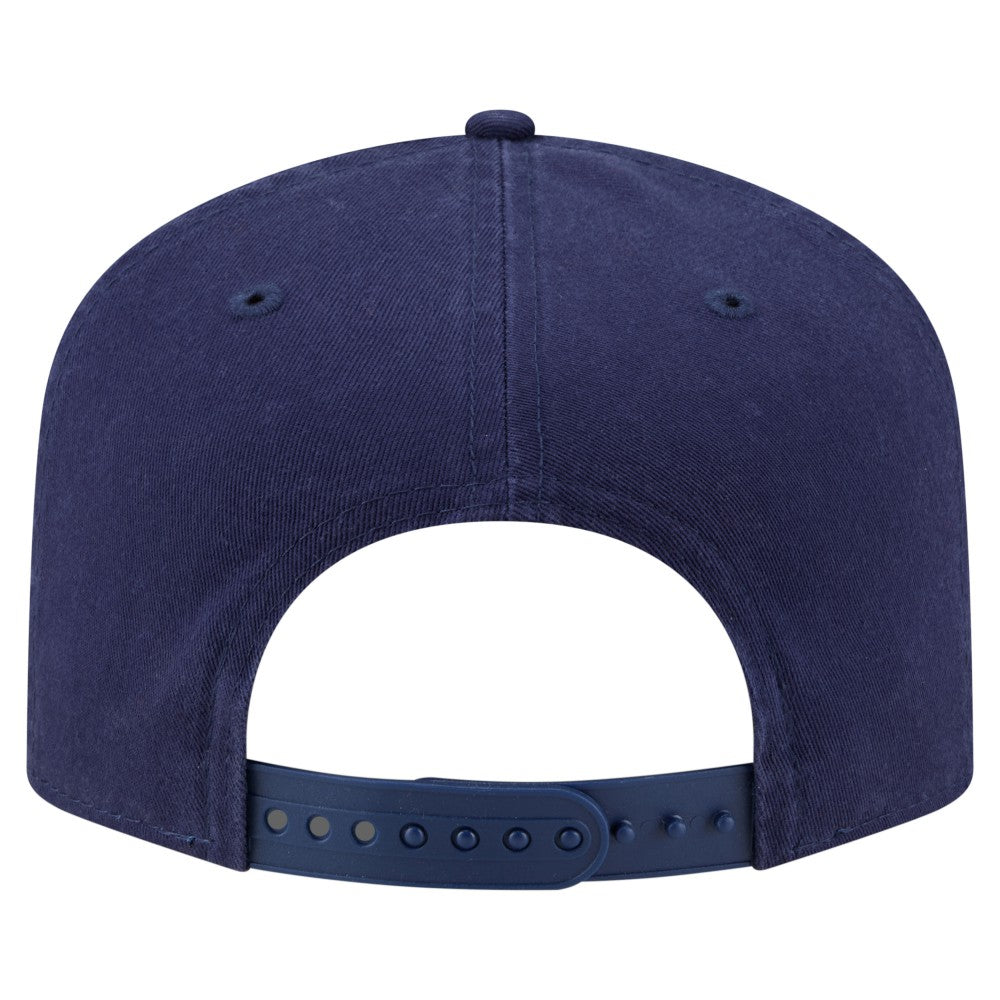 Navy Milwaukee Brewers New Era Stacked 19TWENTY Adjustable Hat