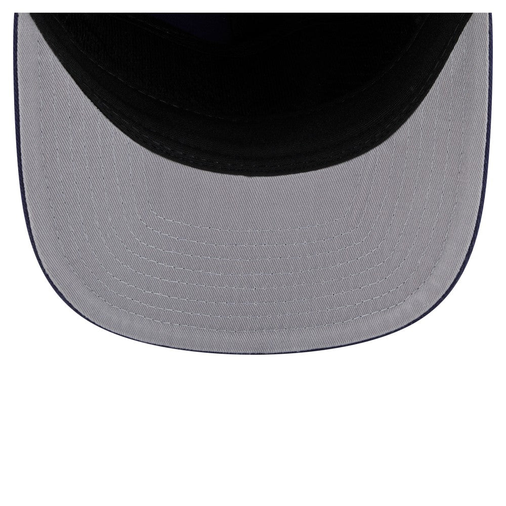 Navy Milwaukee Brewers New Era Stacked 19TWENTY Adjustable Hat