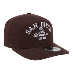 Brown San Diego Padres New Era Stacked 19TWENTY Adjustable Hat