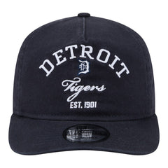 Navy Detroit Tigers New Era Stacked 19TWENTY Adjustable Hat