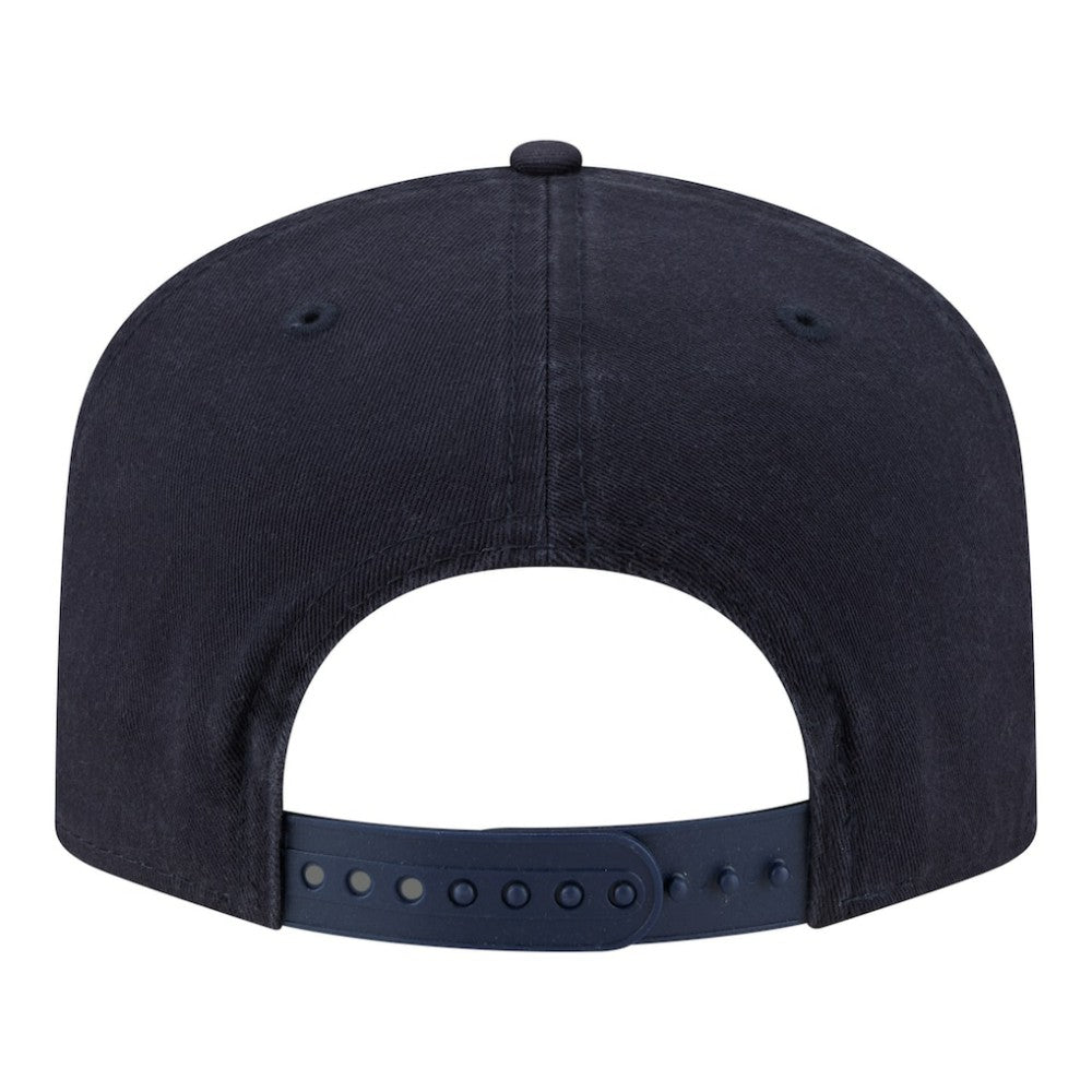 Navy Detroit Tigers New Era Stacked 19TWENTY Adjustable Hat