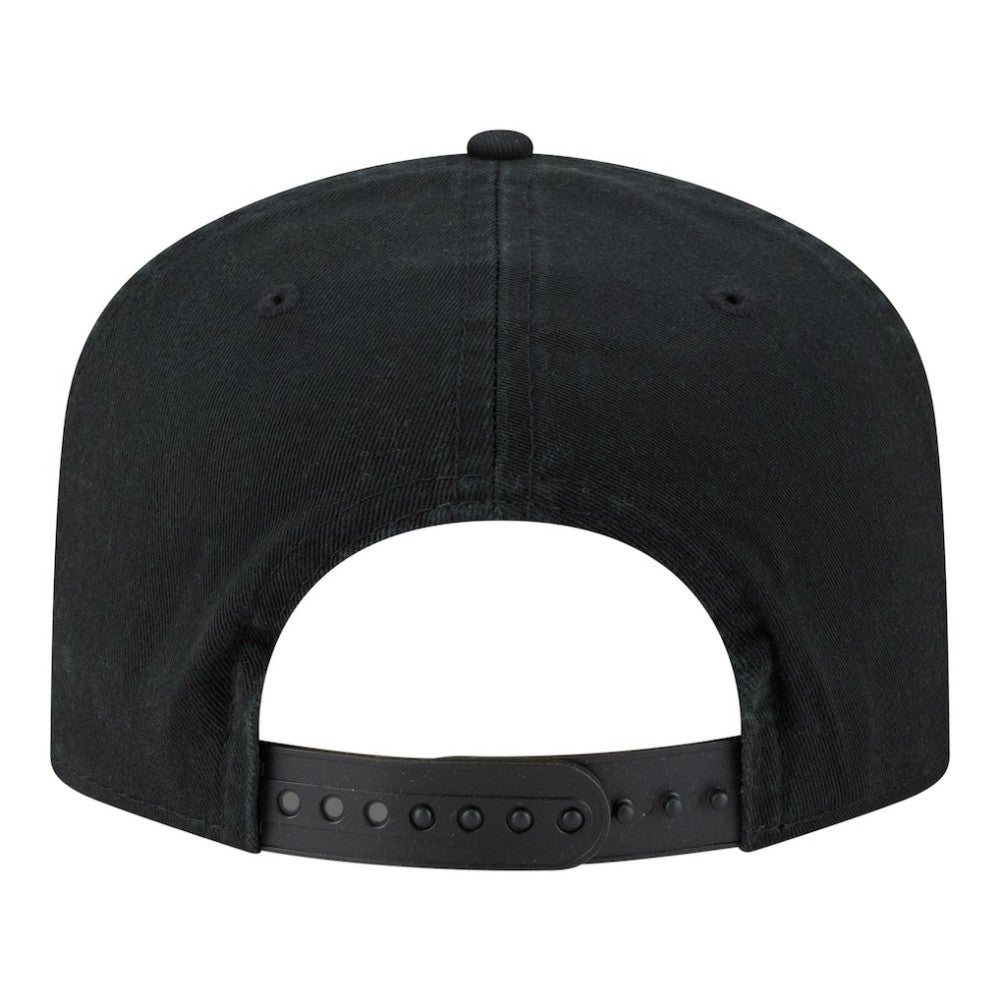 Black Chicago White Sox New Era Stacked 19TWENTY Adjustable Hat