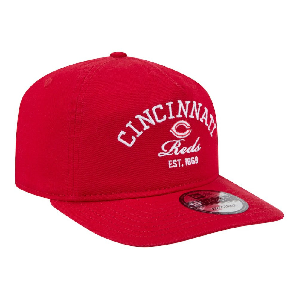 Red Cincinnati Reds New Era Stacked 19TWENTY Adjustable Hat