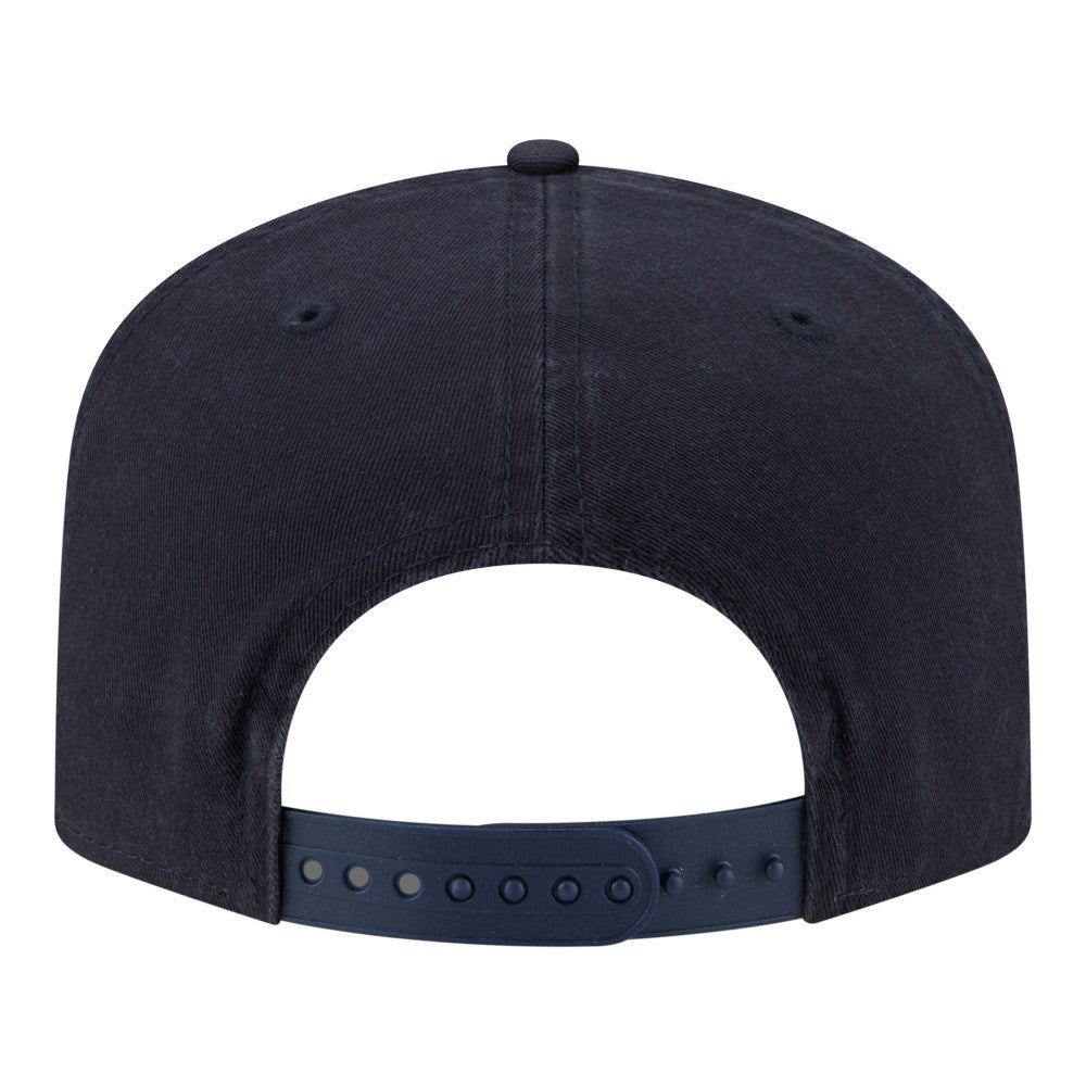 Navy Cleveland Guardians New Era Stacked 19TWENTY Adjustable Hat