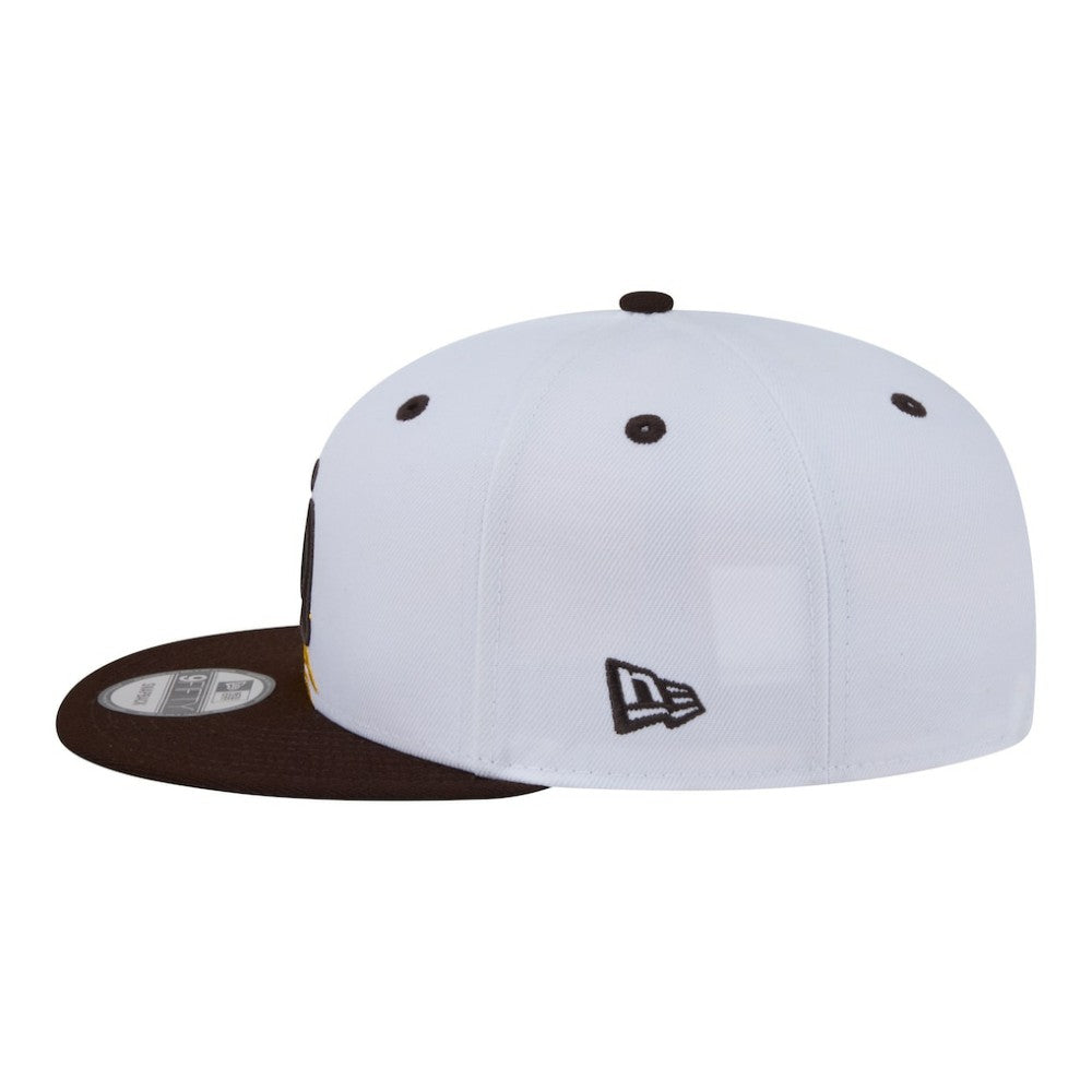 White/Brown San Diego Padres New Era 9FIFTY Snapback Hat