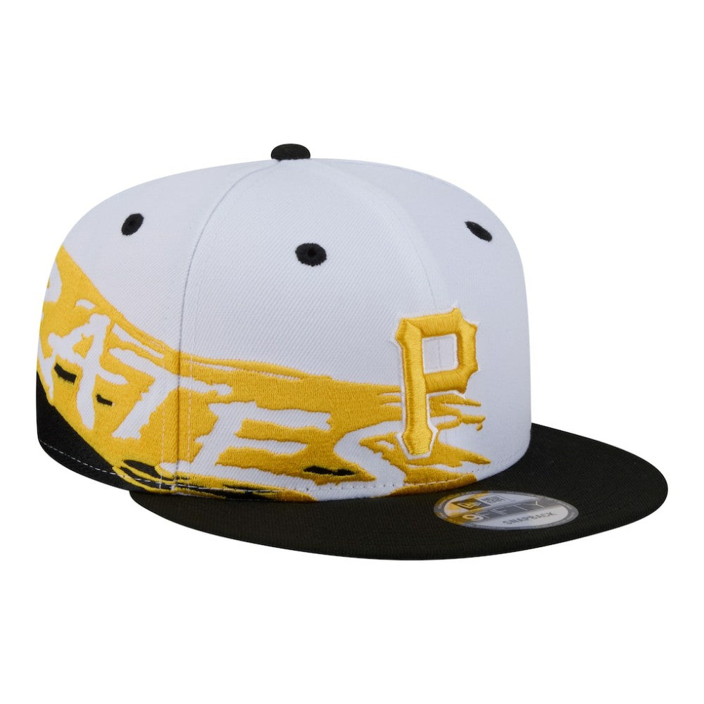 White Pittsburgh Pirates New Era Swept 9FIFTY Snapback Hat