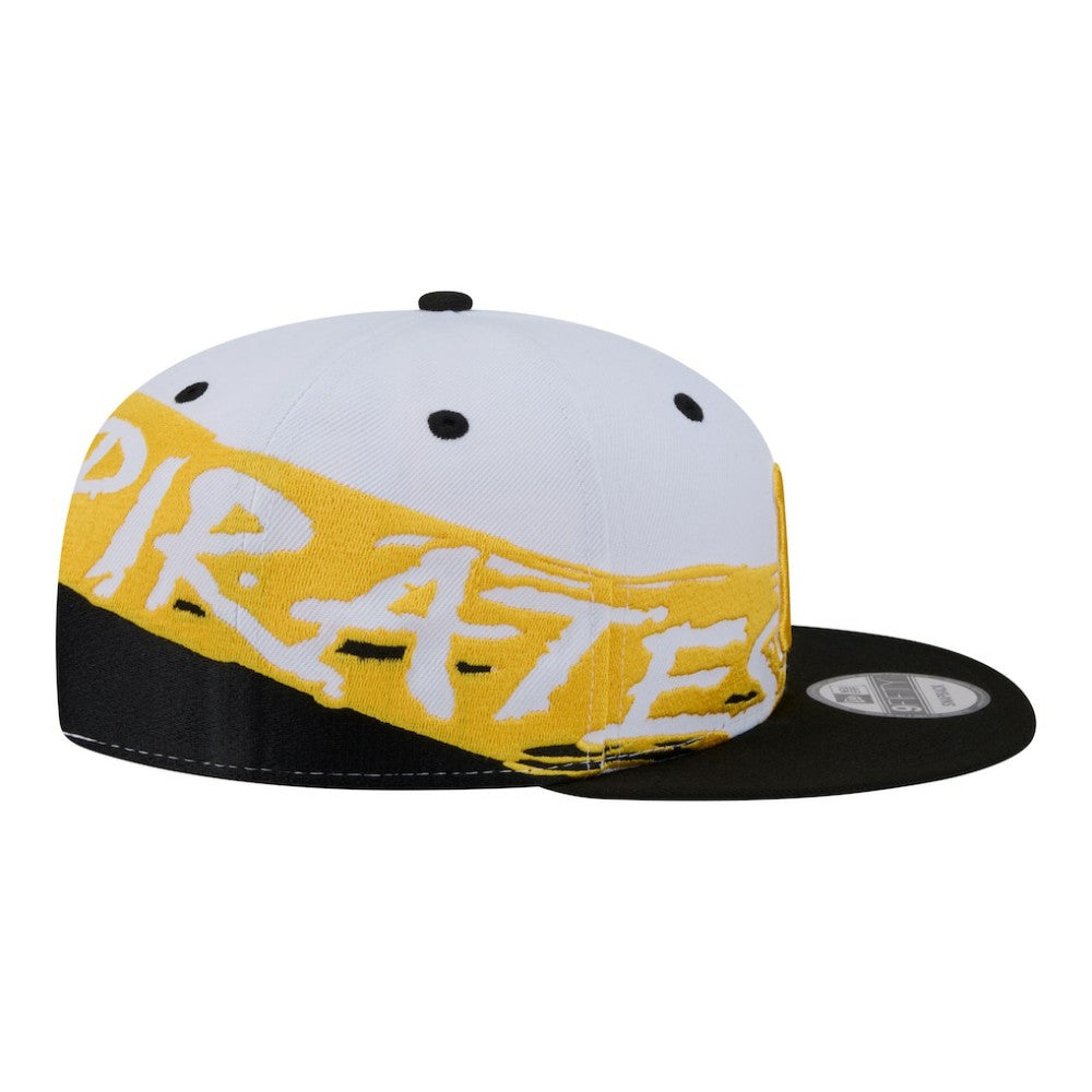 White Pittsburgh Pirates New Era Swept 9FIFTY Snapback Hat