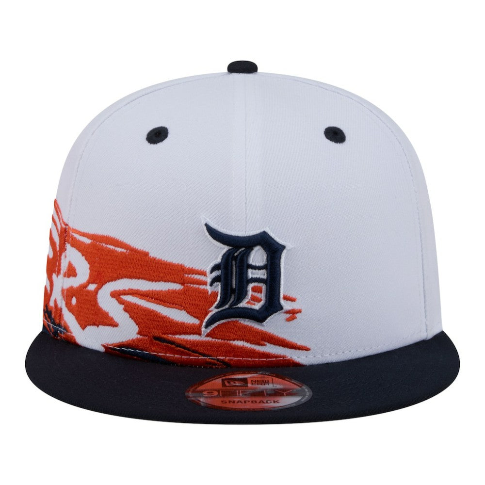 White/Navy Detroit Tigers New Era 9FIFTY Snapback Hat