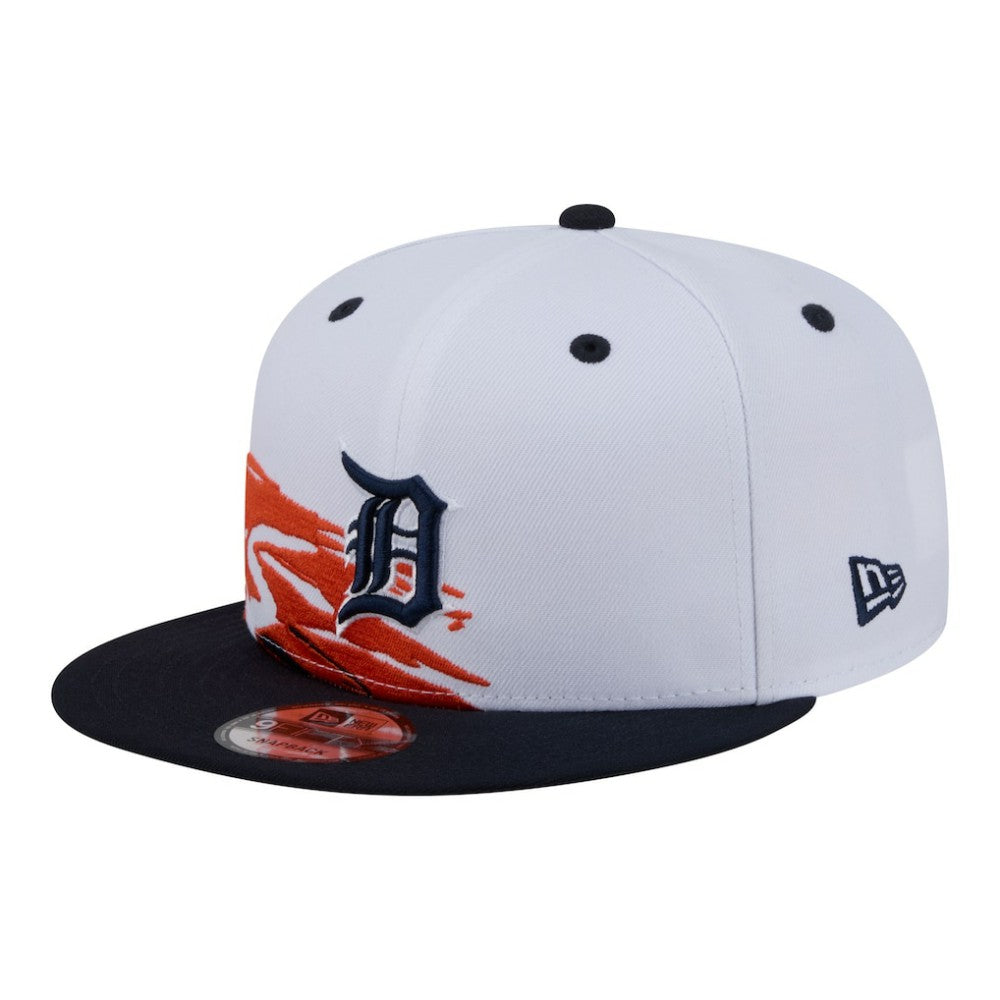 White/Navy Detroit Tigers New Era 9FIFTY Snapback Hat