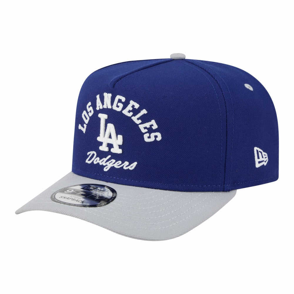 Royal/Gray Los Angeles Dodgers New Era Arched A-Frame 9FIFTY Adjustable Hat