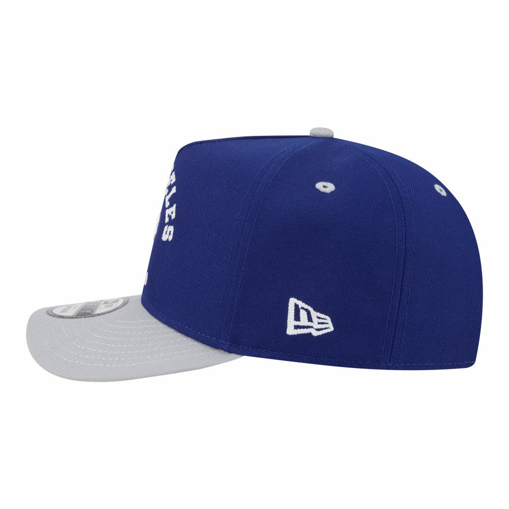 Royal/Gray Los Angeles Dodgers New Era Arched A-Frame 9FIFTY Adjustable Hat