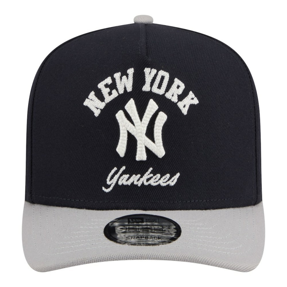 Navy New York Yankees New Era Arched A-Frame 9FIFTY Adjustable Hat