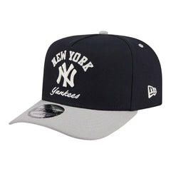 Navy New York Yankees New Era Arched A-Frame 9FIFTY Adjustable Hat