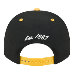 Black/Gold Pittsburgh Pirates New Era Arched A-Frame 9FIFTY Adjustable Hat