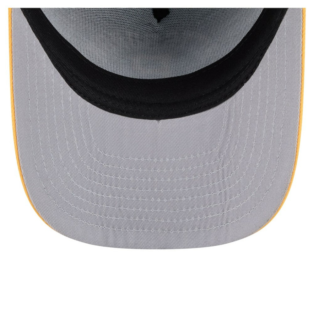 Black/Gold Pittsburgh Pirates New Era Arched A-Frame 9FIFTY Adjustable Hat