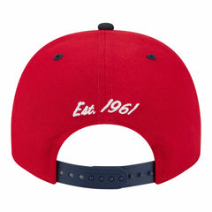 Red/Navy Los Angeles Angels New Era Arched A-Frame 9FIFTY Adjustable Hat
