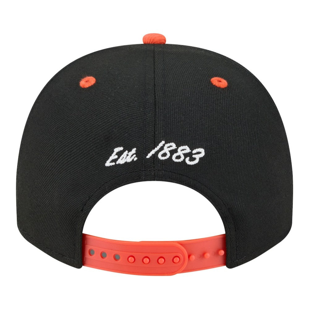 Black/Orange San Francisco Giants New Era Arched A-Frame 9FIFTY Adjustable Hat