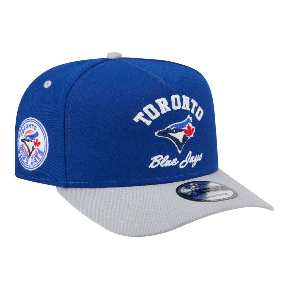 Royal/Gray Toronto Blue Jays New Era Arched A-Frame 9FIFTY Adjustable Hat