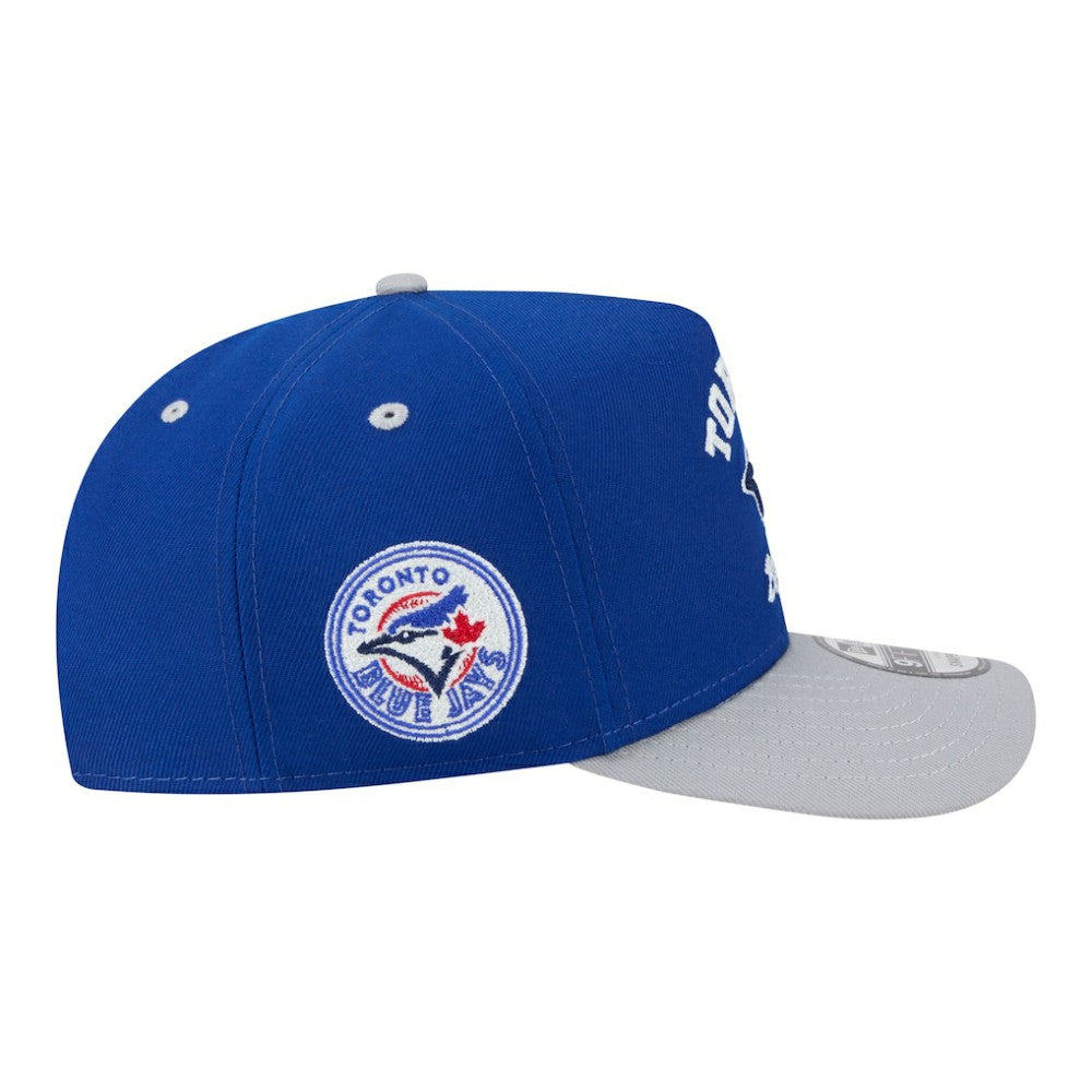 Royal/Gray Toronto Blue Jays New Era Arched A-Frame 9FIFTY Adjustable Hat