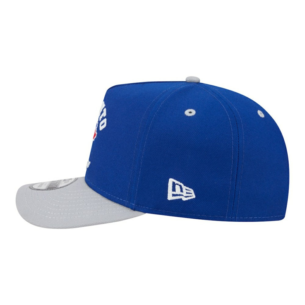 Royal/Gray Toronto Blue Jays New Era Arched A-Frame 9FIFTY Adjustable Hat