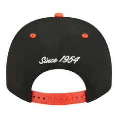 Black/Orange Baltimore Orioles New Era Arched A-Frame 9FIFTY Adjustable Hat