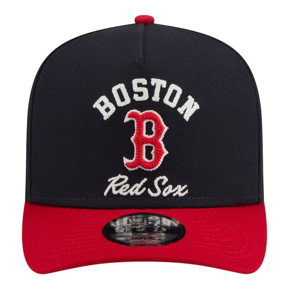 Navy/Red Boston Red Sox New Era Arched A-Frame 9FIFTY Adjustable Hat