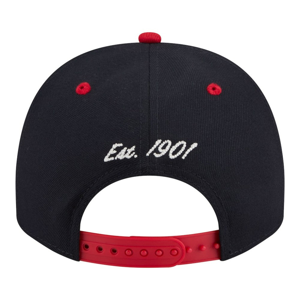Navy/Red Boston Red Sox New Era Arched A-Frame 9FIFTY Adjustable Hat