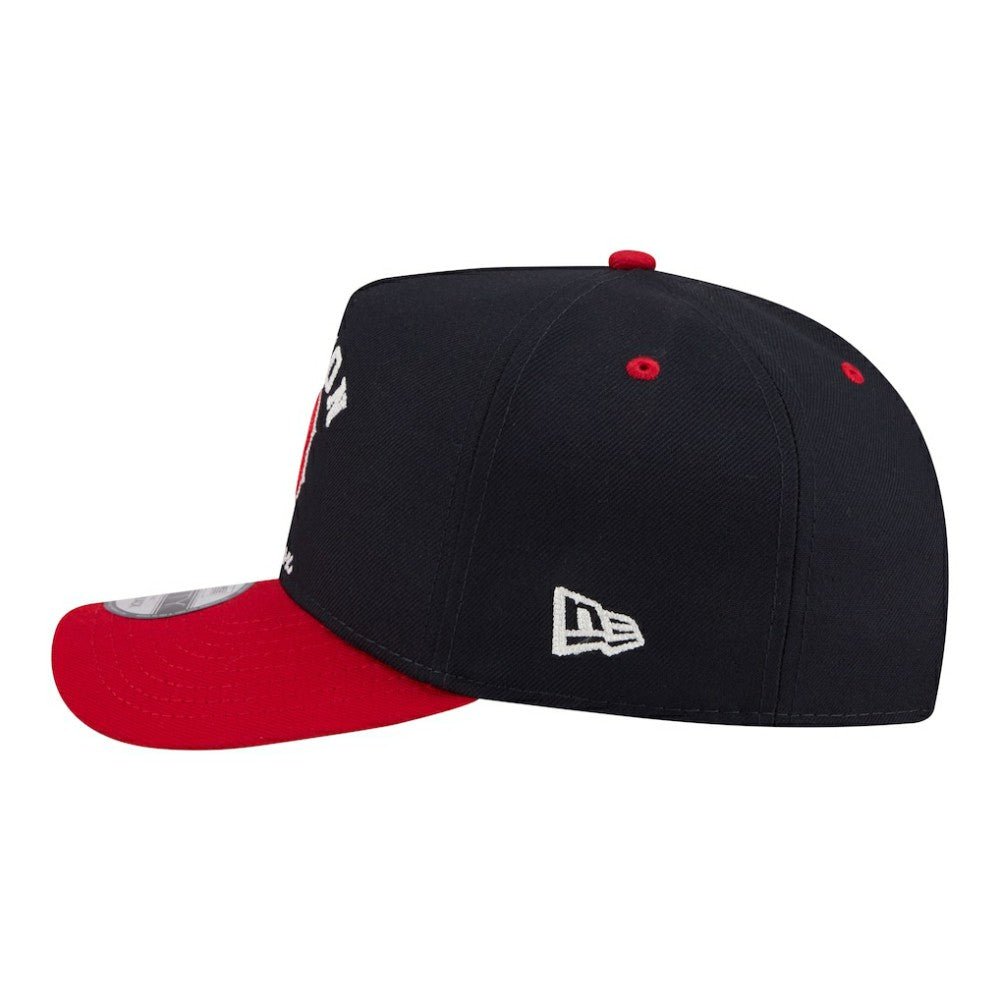 Navy/Red Boston Red Sox New Era Arched A-Frame 9FIFTY Adjustable Hat