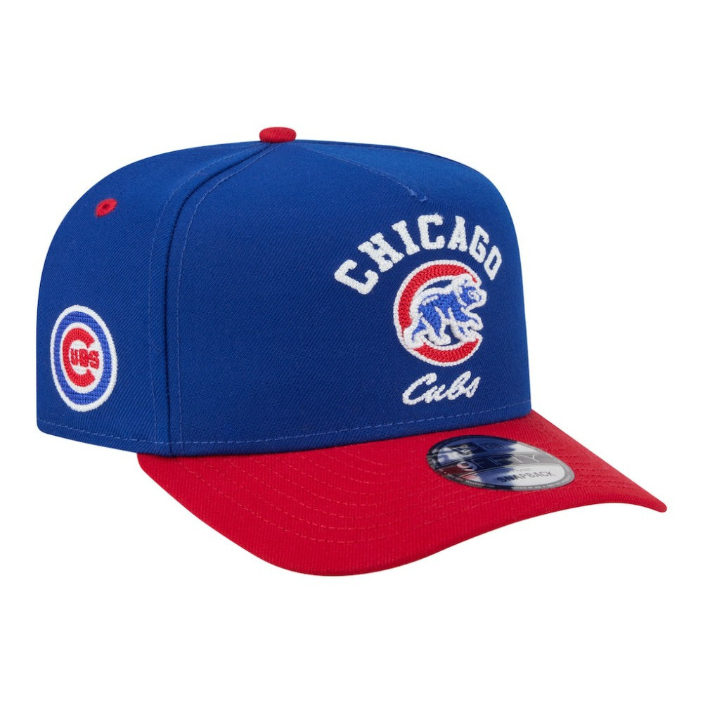 Royal/Red Chicago Cubs New Era Arched A-Frame 9FIFTY Adjustable Hat