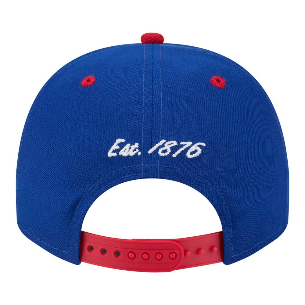 Royal/Red Chicago Cubs New Era Arched A-Frame 9FIFTY Adjustable Hat